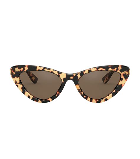 miu miu cat eye sunglasses tortoise